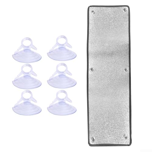 Doppelschichtige Isolierfolie für effektiven Sonnenschutz, Aluminiumfolie, Sonnenschutz, geeignet für alle Umgebungen (30 x 100 cm)