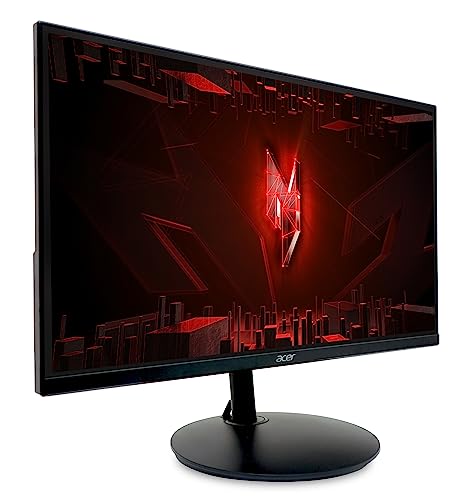 Acer Nitro XF240YS3 Gaming Monitor 23,8 Zoll (60,5 cm Bildschirm) Full HD, 180Hz, 1ms (VRB), 1xHDMI 2.0, 1xDisplayport 1.4, höhenverstellbar, AMD FreeSync Premium, Schwarz