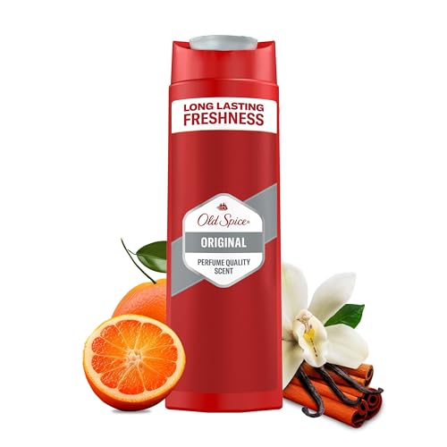 Old Spice Original 3-in-1 Duschgel & Shampoo für Männer (250 ml), Körper-Haar-Gesichtsreinigung Männer, lang anhaltend Frisch