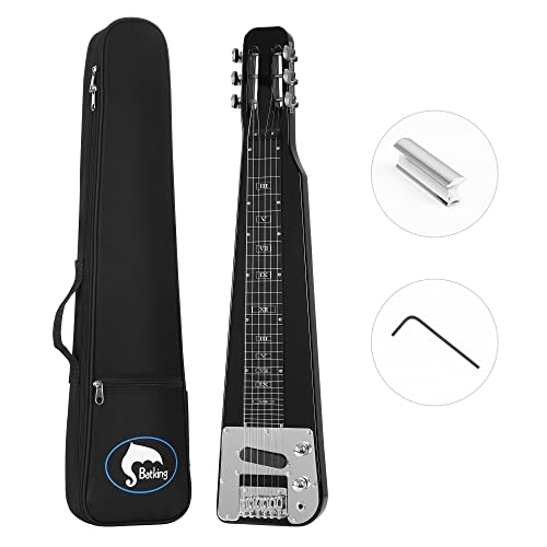 Lap Steel Gitarre, 6 SAITIGER SCHWARZ ELEKTRISCHE LAP STAHL GITARREN