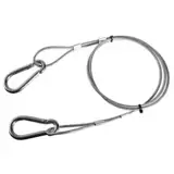 Onpira® 2x Universal Garagentor Feder in 21 Größen verzinkt in Erstausrüster Qualität! zur Auswahl Garagentorfedern Garage Zugfeder (2x / Sicherungsseil 100cm)