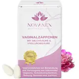 Novanex vaginalzäpfchen mit Milchsäure & Hyaluronsäure | bei bakterieller Vaginose und Scheidentrockenheit – Lindert schnell Reizungen, Juckreiz, Brennen, Geruch und Ausfluss. Hormonfrei, 10 Ovula