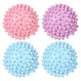 Gjinxi 4 Stücke Trockner Ball, Trocknerbälle Wiederverwendbare Dryer Balls, Trocknen Ball Wäsche Wäschetrockner Trocknerkugeln für Waschmaschine Trockner und Wäschetrockner