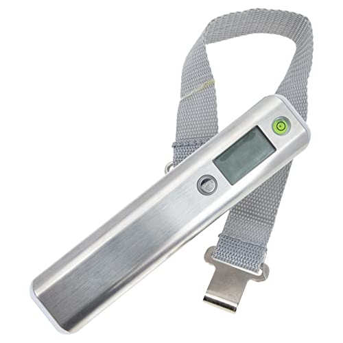 minkissy Digitale Kofferwaage Handwaage mit LCD Display Präzise für Reisen Gepäckkontrolle Langlebig Einfach zu Bedienen mit Komfortablem