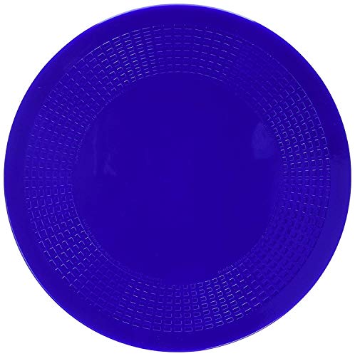 Dycem Non Slip Round Pad 14 cm, Blue, Precut Adhering Pad, Grip Assistance, Non-Toxic, Prevents Objects From Sliding or Rolling, Ideal for Cups, Plates, & Eating Utensils