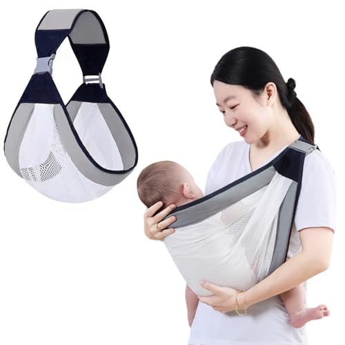 Tragetuch Baby, Tragetuch Baby Neugeboren, Verstellbaren Schnallen Babytrage, Kindertrage, Baby Tragetuch Neugeborene, Weich und Atmungsaktiv Tragetuch, füR Babytrage Kleinkinder Bis 20kg