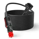 12V 3.5M Kabel für Kühlbox, Kfz Kühlbox Kabel, Ersatzkabel Kühlbox Kable, Kühlbox Kabel Verlängerungskabel, 12V Stecker Auto Kompressor Ersatzkabel, Geeignet für Auto-Kühlschrank-Gefrierkompressor