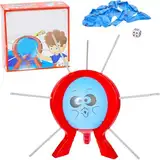 Ballonspiel für Kinder Spannendes Ballon Platzen Spielzeug Partyspiel mit Würfel und Stäbchen Interaktives Spiel für Jungen und Mädchen Familienspiel für Gruppen Indoor Tischspiel