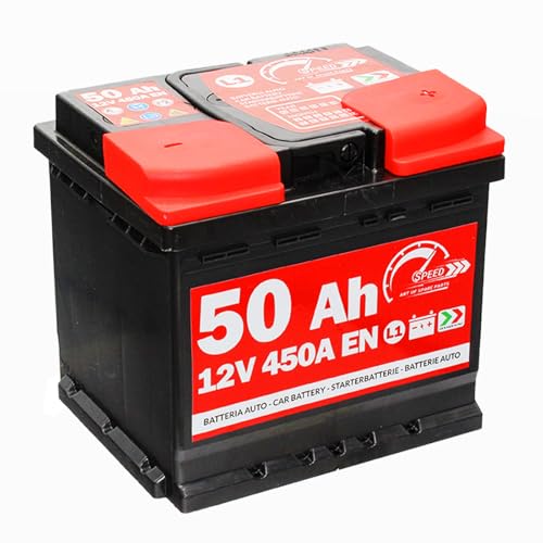 Autobatterie Speed L150-12V 50Ah 450A/EN - Starter 30% mehr Leistung,207 x175 x 190 mm