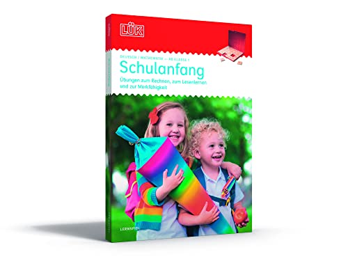 LÜK-Sets: LÜK-Set: 1. Klasse - Mathematik, Deutsch, Konzentration: Schulanfang: Das bunte Lernspiel mit lustigen Aufgaben für Schulanfänger. Übungen ... mit 24 Plättchen, ein Doppelband