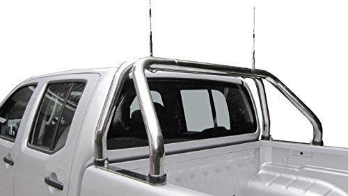 Edelstahl Überrollbügel 76 mm für Pickup's - universell passend - verstellbar passend für Ladeflächenbreite von 1500-1680 mm.