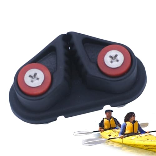 Acunny Nockenklammern für Boote, Kajak-Klammern | Mehrzweck-Kajak-Nockenstollen aus Nylon – verschleißfeste Kajakausrüstung, schwarze Kajakausrüstung für 3-15 mm Seile
