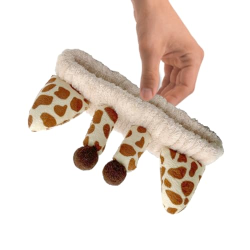 Haarband mit Cartoon-Giraffen-Design, weiches Haarband für Damen, Mädchen, Make-up, Dusche, Haar-Accessoires, Giraffen-Haarband, Giraffen-Stirnband, Giraffen-Stirnband, Giraffen-Stirnband,