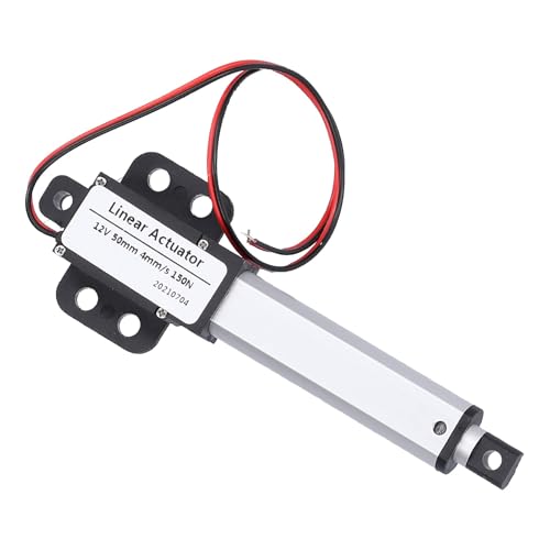 Linearaktuator Mini Electric Linear Motion, 50 mm Linearaktuator, 50mm-4mm/s-150N 12 V DC Mini Electric Linear Actuator Motor Interner Endschalter Lineartechnik-Aktuatoren für die Automobilindustrie