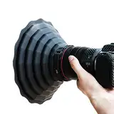 JJC Anti Reflex Silikon Gegenlichtblende für Canon Nikon Sony DSLR-Kameraobjektiv Außendurchmesser 73 mm ~ 88 mm, Glasfenster Fotografie Zubehör Faltbare Gegenlichtblende Gegenlichtschutz