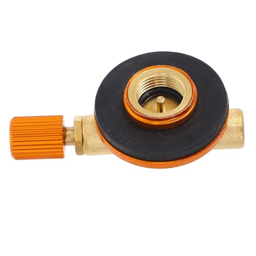 ORFOFE Camping Gas Stove Adapter Ventilanschluss Für Gaskartuschen Universeller Converter Für Outdoor Kochen Wandern Und Camping Kompakt Tragbar Und Einfach Zu Bedienen