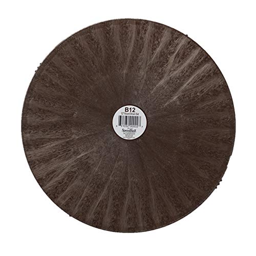 Speedball Universal-Rad-Schläger für Töpferei, rund, 30,5 cm, Braun
