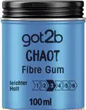 got2b Chaot modellierendes Fibre Gum Halt 3 (100 ml), Haarwachs für Männer kreiert zerzauste Looks, Haarpaste mit starkem, aber biegsamem Halt für individuelle Styles