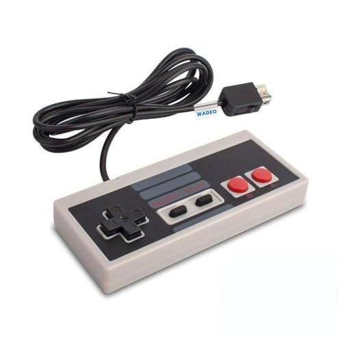 WADEO NES Classic Mini Edition-Controller, NES-Gamepad mit 1,8 m langem Extend Link-Verlängerungskabel für Nintendo Mini NES Classic Edition, kabelgebundener Joypad- und Gamepad-Controller