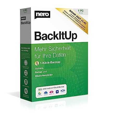 Nero BackItUp | Datensicherung, Backup, Datenrettung, Cloud-Backup, unbegrenzte Laufzeit