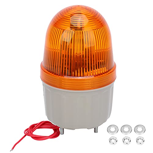 360°-Warnleuchte mit Vollständiger Abdeckung, 5 W, mit Alram-Sound und -Beleuchtung, Tolle Wasserdichte Alarmlampe für Fabriken, Regierungsbehörden und Stationen, Gute (YELLOW)