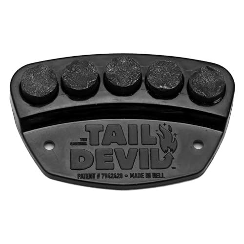 THE ORIGINAL TAIL DEVIL SPARK IT UP! ® Funkenplatte für Skateboard für Kinder ab 8 Jahre & Erwachsene - Skateboard Deck Zubehör für Longboard und Kinderskateboards, Tail Devil Skateboard Spark Plates