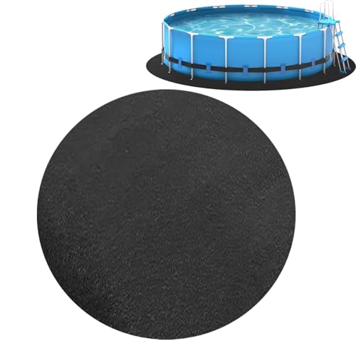AboveGround Pool-Bodenmatte, 3,5 m, 4,5 m, 7,3 m, 7,3 m, für den Außenbereich, Schwimmbad-Schutzpolster, rundes Schwimmbad-Bodentuch zum Schutz des oberirdischen Pools
