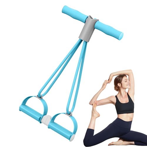 Knöchelzuggerät, Yoga Dehnungsbänder Fitnessgerät Trainingshilfe, 4 Röhren Hilfsgerät Trainingsausrüstung Zugseil Für Taille Beine Arme Bauch Fitness Training Workout Zuhause Gym Stretching