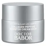 DOCTOR BABOR Collagen-Peptide Booster Cream | Feuchtigkeitsspendende Gesichtscreme für intensive Straffung | Anti-Falten Creme für sichtbar glatte Haut | Für Gesicht, Hals & Dekolleté | vegan| 50ml