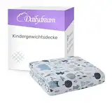 Dailydream Kinder Gewichtsdecke aus 100% Baumwolle, 2,3Kg, 90x120cm, Motiv Wald