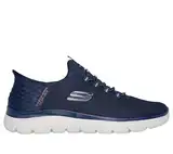 Skechers Herren Summits HIGH Range Sneakers, Navy Mesh/Trim, 44 EU