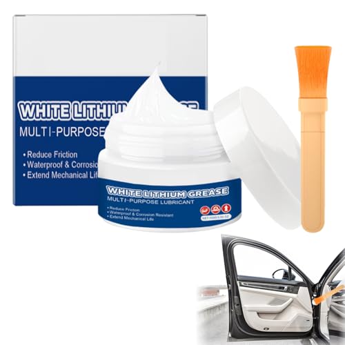 Silikonfett für Kaffeevollautomaten,Armaturenfett,Silikonfett Lebensmittelecht,mit Pinsel,Geeignet für O-Ringe,Zubehör,Zündkerzen,Gummidichtungen,Wasserhähne (100g)