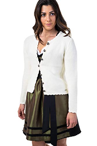 Jacke - Trachtenjacke Damen IN Weiss (ORIGINAL TRACHTL) 36