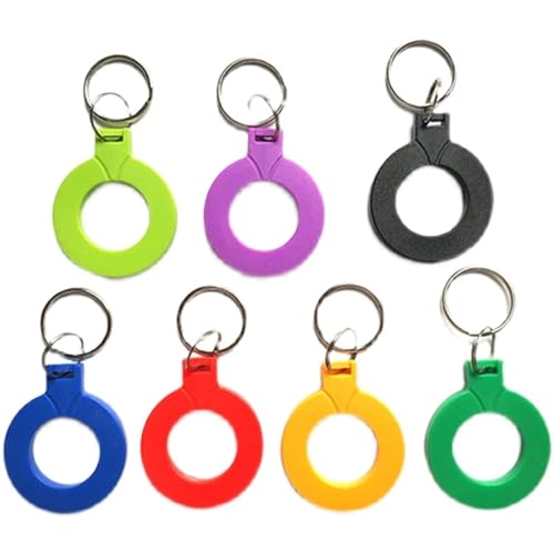 MIELEU 5Pcs T5577 EM4305 Copy Rewritable Writable Rewrite Duplicate RFID Tag Can Copy EM4100 125khz Card Proximity Token Keyfobs(Mixed Color 5pcs)