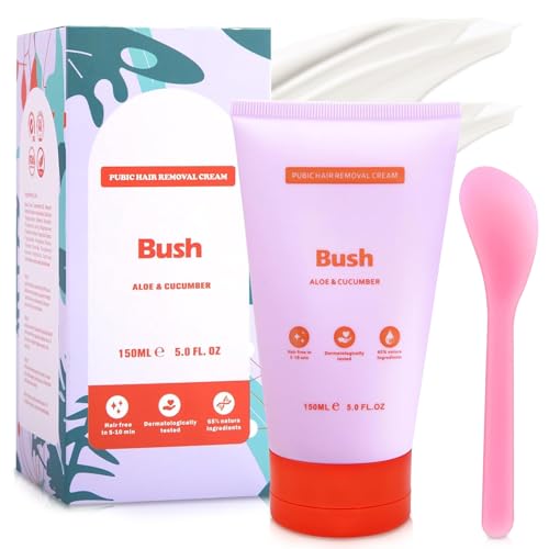 Enthaarungscreme Intimbereich, 150ml Body Haarentfernung Schaum, Bye Bye Bush Haarentfernungscreme für Männer Frauen, Hair Removal Cream für Achselhöhlen Beine Intimbereich