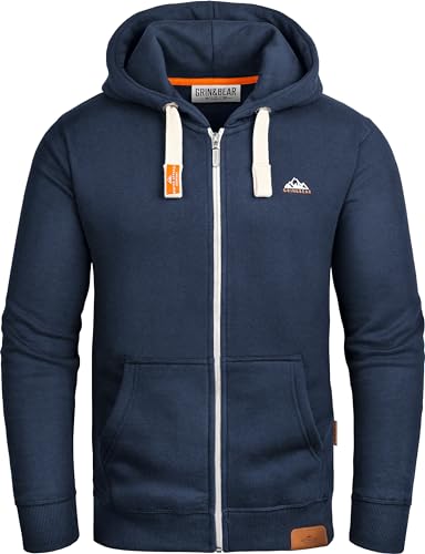 Grin&Bear Herren Kapuzenpullover Navy, L, GEC022