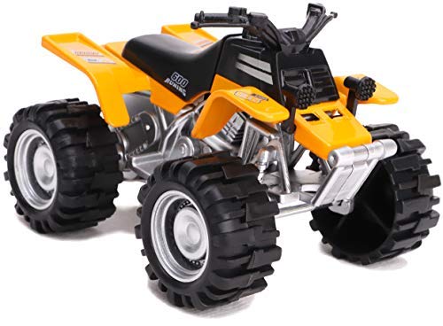 Toyland 11cm Quad-Bike mit Druckgussantrieb Designs - GELB - Jungenspielzeug