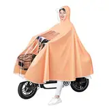 CHEOTIME Mobilitätsroller-Regenschutz Zum Reiten, Elektroroller-Regenponcho, Wasserdichter, Wiederverwendbarer Unisex-Fahrrad-Ganzkörper-Langer Regenmantel Für Erwachsene