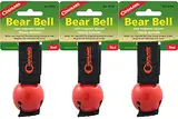 Coghlan's Bear Bell with Magnetic Silencer - Red (3-Pack)