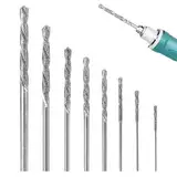 8 Stück Diamantbohrer & Glasbohrer, 0.8mm Bis 3.0mm Glasbohrer Set, Präziser Diamant Bohrer Fliesen für Glas, Keramik, Muscheln, Metall und Jade