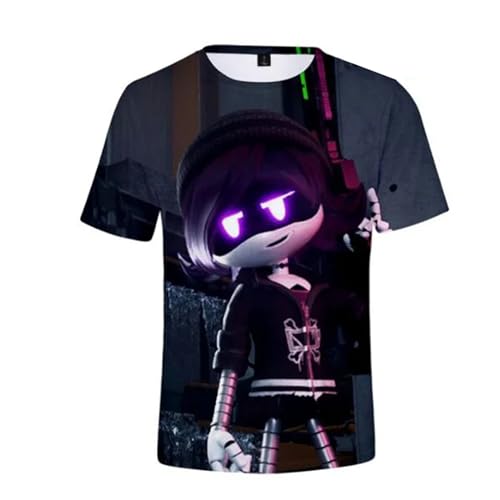 T Shirt Murder Drones 3D Gedrucktes Kurzarm Jungen Und Mädchen Lässiges Rundhals Sweatshirt Sommer Kinderkleidung-Color 1||XXS