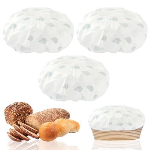 3 Pcs GäRfolie Abdeckhauben FüR GäRko GäRfolie Brot Backen ZubehöR Brot Abdeckhaube GäRfolie Brot Abdeckhaube GäRfolie-Extra Stark Und ReißFest-FüR GäRfolie Teigzubereitung Und Zum Backen GäRfolie