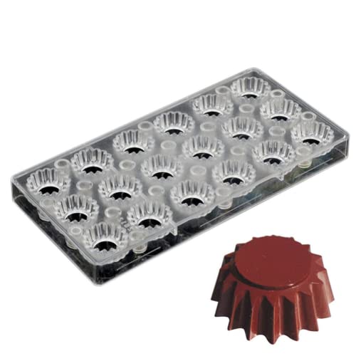 anso 3D Gear Magnetische Schokoladen-Polycarbonat-Form, Transferfolie, Kunststoff, Süßigkeiten, Zuckerwaren
