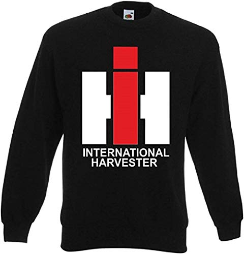 Textilhandel Hering Pullover - IHC International Harvester (Schwarz, M)