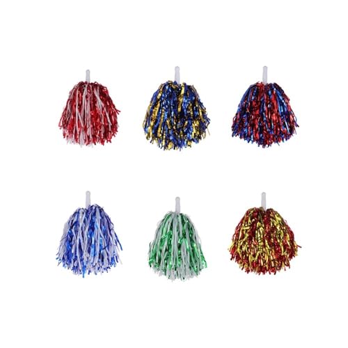 FOVAOK Tanzsportzubehör und Gesangskonzertdekorateur Cheerleading Cheerleading Cheering Flower Ball Pom Poms (A2)