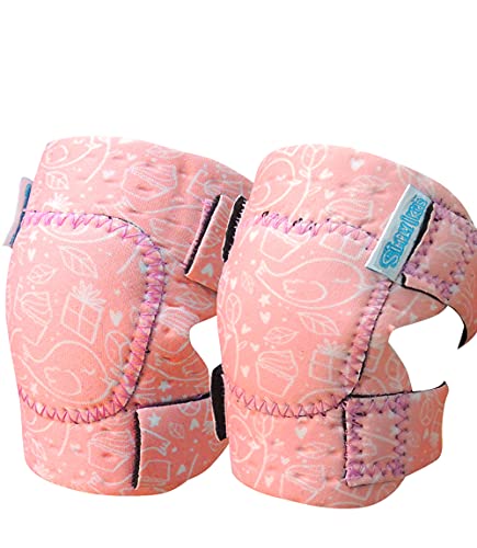 Simply Kids Knieschoner Baby Krabbeln (2 Paar) I Krabbelstrumpfhose, Krabbelhilfe für Babys Mädchen Junge Kind (vogel)