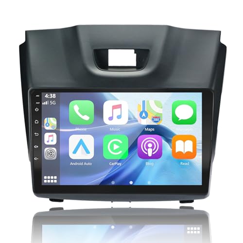 LEXXSON Android 13 Carplay Android Auto für Isuzu D-MAX 2012-2018, MU-X 2013-2017, 9-Zoll-AM-FM-Autoradio mit GPS-Navigation Integriertes WLAN Bluetooth Lenkradsteuerung 2G + 32G