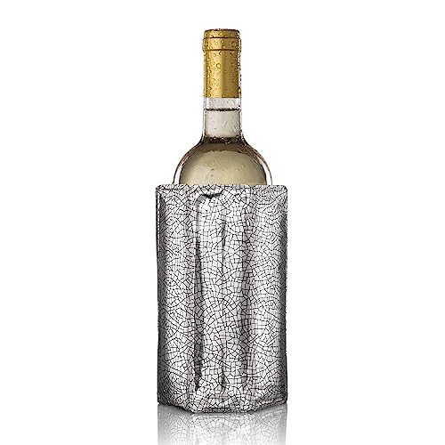 Vacu Vin 38803606 Rapid Ice Wine Cooler - Silver, 176x145x25