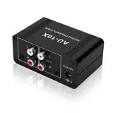 ATNEDCVH Kleiner Mini-Stereo-Audio-Vorverstärker, Kopfhörerverstärker, Gewinn 20 dB Phono-Plattenspieler, Phonograph-Vorverstärker, Dual-OP-Verstärker NE5532 mit 3,5 mm Cinch-Eingang auf 3,5 mm