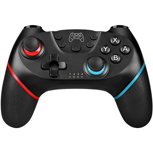 Zakgbxbig Controller für Switch, Wireless Pro Controller für Switch Lite, Controller für Switch Remote Gamepad Joystick, Turbo und Dual Vibration (Blue)
